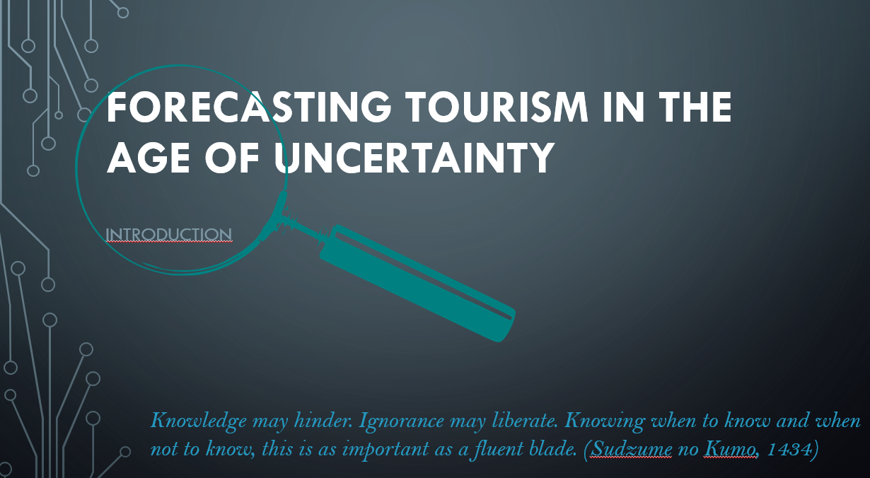 Course Image Forecasting Tourism in the Age of Uncertainty